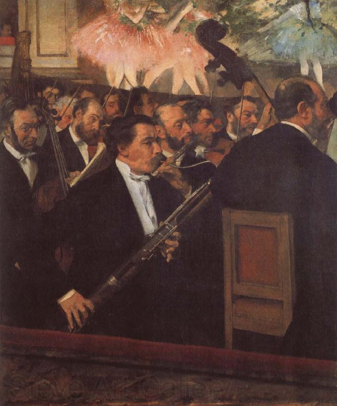 Edgar Degas The Opera Orchestra Norge oil painting art